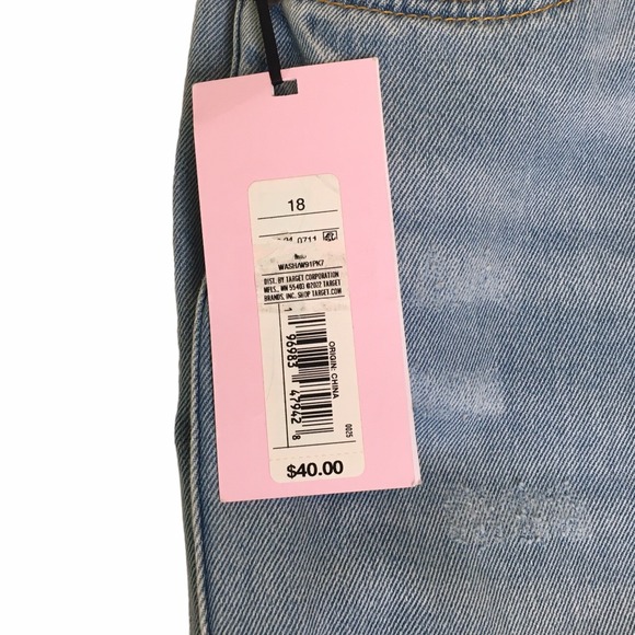Future Collective Jeans Womens 18 Mid Rise Straight Leg Cotton Classic Core NWT - Picture 3 of 15